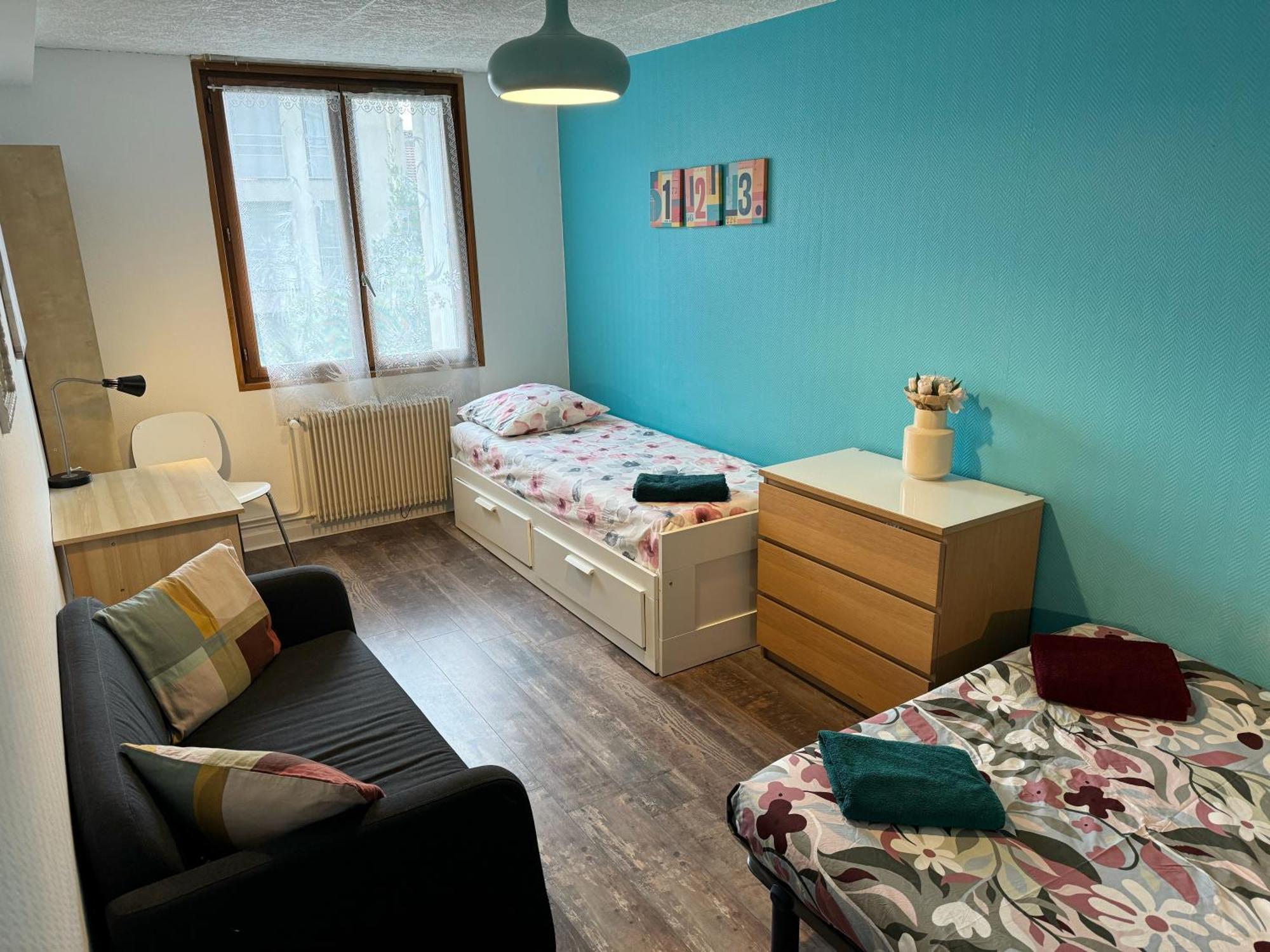 09 Chic & Cosy Grand Appart 4 Pieces 75M2 Hypercentre Wifi Smart Tv Netflix Saint-Etienne  Eksteriør billede
